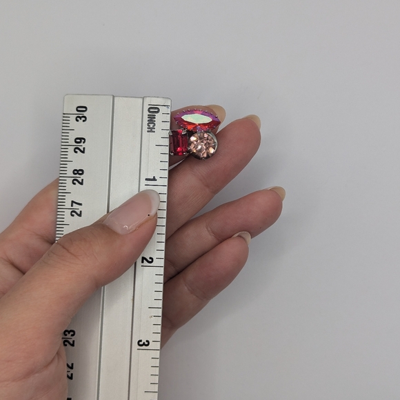 Vintage 80s earrings - Picture 6 of 9